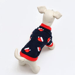 Толстовка для собак Новогодний колпак, размер S, синяя (ДС 26, ОШ 22, ОГ 34 см) - Simaland фото 4