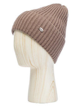 Шапка жен. шерсть+акр LB-A53054 taupe