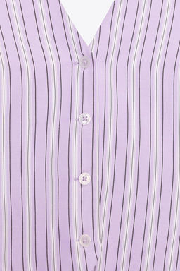 STRIPED WAISTCOAT TOP - Zara фото 7