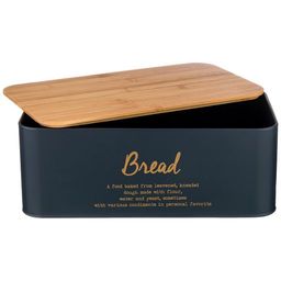 НАБОР ХЛЕБНИЦА 2 в 1 AGNESS NAVY STYLE 6 Л 34*18*12,5 СМ, БАНКА ДЛЯ СЫПУЧИХ 1,1 Л 10*10*14 СМ 3 ШТ  фото 3