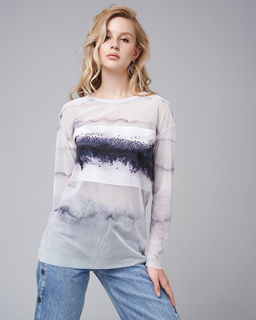 Лонгслив из сетки 457.3.7 - Sahar art lab фото 3