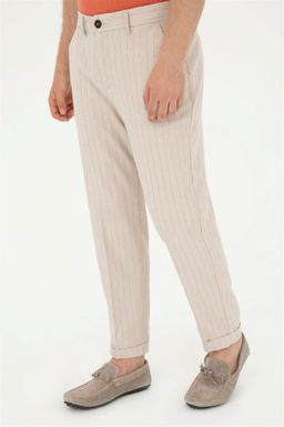 U. S. Polo Assn / Мужские бежевые брюки из плотной ткани - U.s. polo assn фото 2