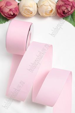 Лента репсовая 5 см*20 ярд "1 сорт" (SF-1350) розовый №04