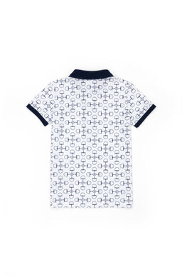 U. S. Polo Assn Белая футболка с воротником-поло для мальчика - U.s. polo assn фото 7