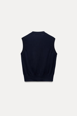 PLAIN KNIT VEST - Zara фото 8