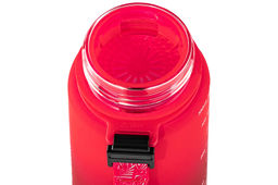 Бутылка для воды 1000 мл 7,8*7,8*28,5 см "Style Matte" с углублениями д/пальцев амарант