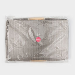 Корзина для белья Доляна «Полосы», 40×26×50 см