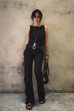 SUPIMA® COTTON T-SHIRT KATE MOSS X ZARA  фото 5
