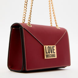 Кросс-боди LOVE MOSCHINO SMART DAILY BAG Артикул 4065038, вишневый  фото 4