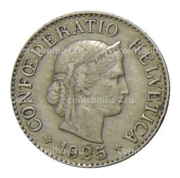 10 раппенов 1925 года Швейцария