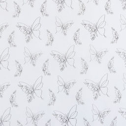 Цена за 20 шт. Бумага упаковочная тишью Бабочки, 50 х 70 см
