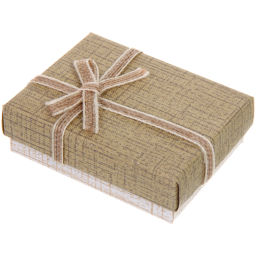 Цена за 4 шт. Коробка подарочная "Moment" 9*7*3 см, Песочный