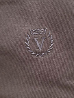 VILATTE / Футболка из премиального хлопка с эластаном  фото 3