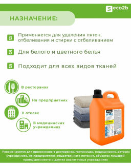 EFFECT ОМЕГА-504 отбеливатель с активным кислородом 5л