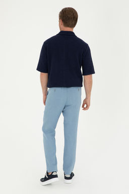 Мужские брюки из парусины цвета индиго - U.s. polo assn фото 4