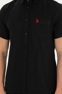 Мужская черная рубашка с коротким рукавом - U.s. polo assn фото 13