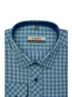 Сорочка мужская длинный рукав GREG 425/211/6071/P/1