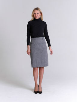 Юбка для холодной погоды с шерстью