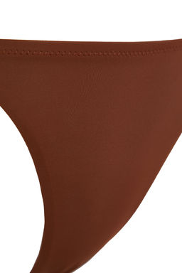 TRENDYOLMILLA Kahverengi Biyeli Brazilian Bikini Alt? TBESS22BA0232  фото 12