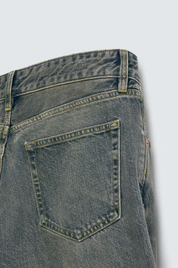 JEANS FLARE FIT / Azul / Verde - Zara фото 10
