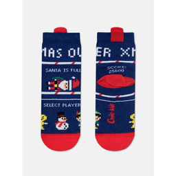 Носки дет. NEW YEAR 21С-64СП,р. 11-14 - 950 синий