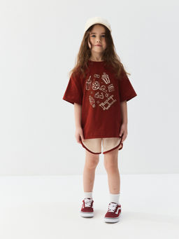 Футболка оверсайз "Вишня"