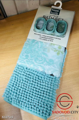 Шторы для ванной и коврик для ванной комнаты с 3D эффектом