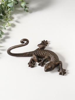 Крючок декоративный чугун "Ящерица" 20х15х11 см