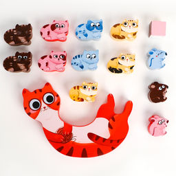 Балансир Мама кошка 12 19 2 см - Лесная мастерская фото 2