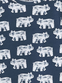 Bisiklet Yaka Erkek ?ocuk Pijama Tak?m? - Waikiki фото 3