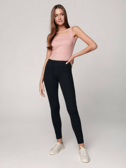 CONTE Моделирующие push-up джеггинсы IN COSMO NEW с высокой посадкой black - Conte elegant фото 4