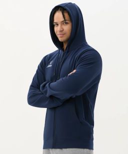 Худи на молнии JOGEL ESSENTIAL Cotton FZ Hoodie, темно-синий  фото 8