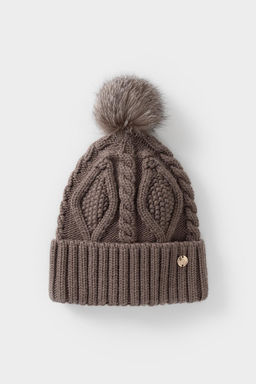 ЕВ 20017/ш/коричневый шапка жен