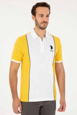 U. S. Polo Assn / Мужская шафрановая футболка - U.s. polo assn фото 3