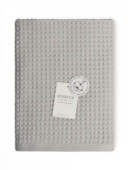 Полотенце для тела 70x140 светло-серый вафельное полотно