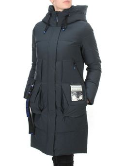 20-901 AQUAMARINE Пальто зимнее женское HAPPYSNOW (150 гр. холлофайбера) - Fashion фото 3