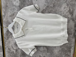 Футболка поло однотонная