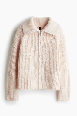 Cardigan en punto de canale con cremallera - H&m фото 5