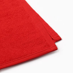Махровые полотенца Этель. Джингл белз, 30?30 см - 5 шт., хлопок 100%, красный
