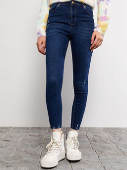 Y?ksek Bel J?piter S?per Skinny Fit Kad?n Jean Pantolon