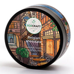 Натуральное омолаживающее крем-масло для тела "Belgian chocolate" Бельгийский шоколад