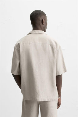 100% LINEN SHIRT - Zara фото 11