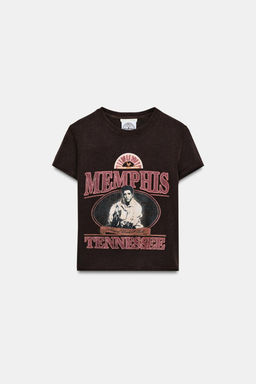 ELVIS SHORT SLEEVE T-SHIRT - Zara фото 14