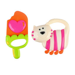 Набор погремушек Котик и Эскимо, 2 шт, Крошка Я