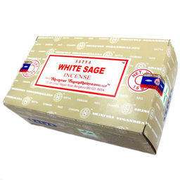 Прямоуг. благовония White Sage БЕЛЫЙ ШАЛФЕЙ 15гр. блок 12шт.