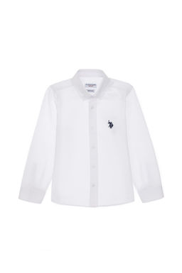 Erkek _ocuk Beyaz Uzun Kollu Basic G_mlek Sepette S_rpriz _ndirim - U.s. polo assn фото 2