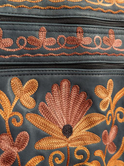 Сумка натуральная кожа через плечо №1114/8 - Ганг фото 3