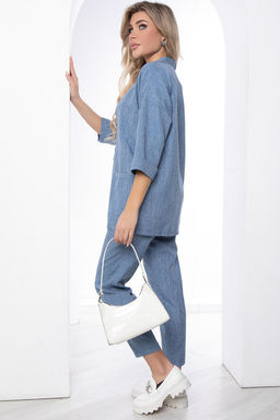 Костюм Мировая тенденция (джинс) К8787 - Lt collection фото 2