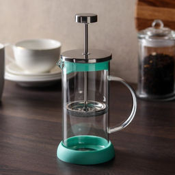 Чайник заварочный френч - пресс Келли, 350 мл, стекло, цвет зелёный