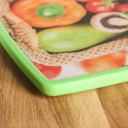 Доска разделочная пластиковая Доляна Урожай, прямоугольная, 3020 см  фото 3